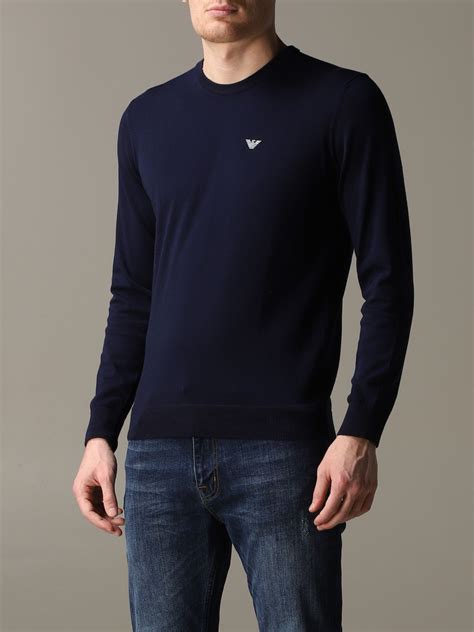 mens armani jumpers|emporio armani jumper men's.